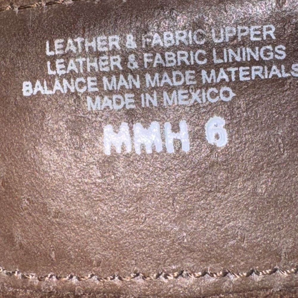Börn Brown Leather Southwest Fabric Aztec lo boot 
Size zip sz 11 - Picture 8 of 9